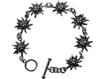 Dirndl Trachten Haus Bavarian Edelweiss Flower Bracelet for Dirndl