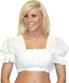 Oktoberfest Essential: European Cotton Crop Top for Traditional German Attire & Oktoberfest Dirndl Dresses