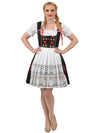 Timeless in Black: Short Black German Dirndl Dress Set for Oktoberfest Celebrations